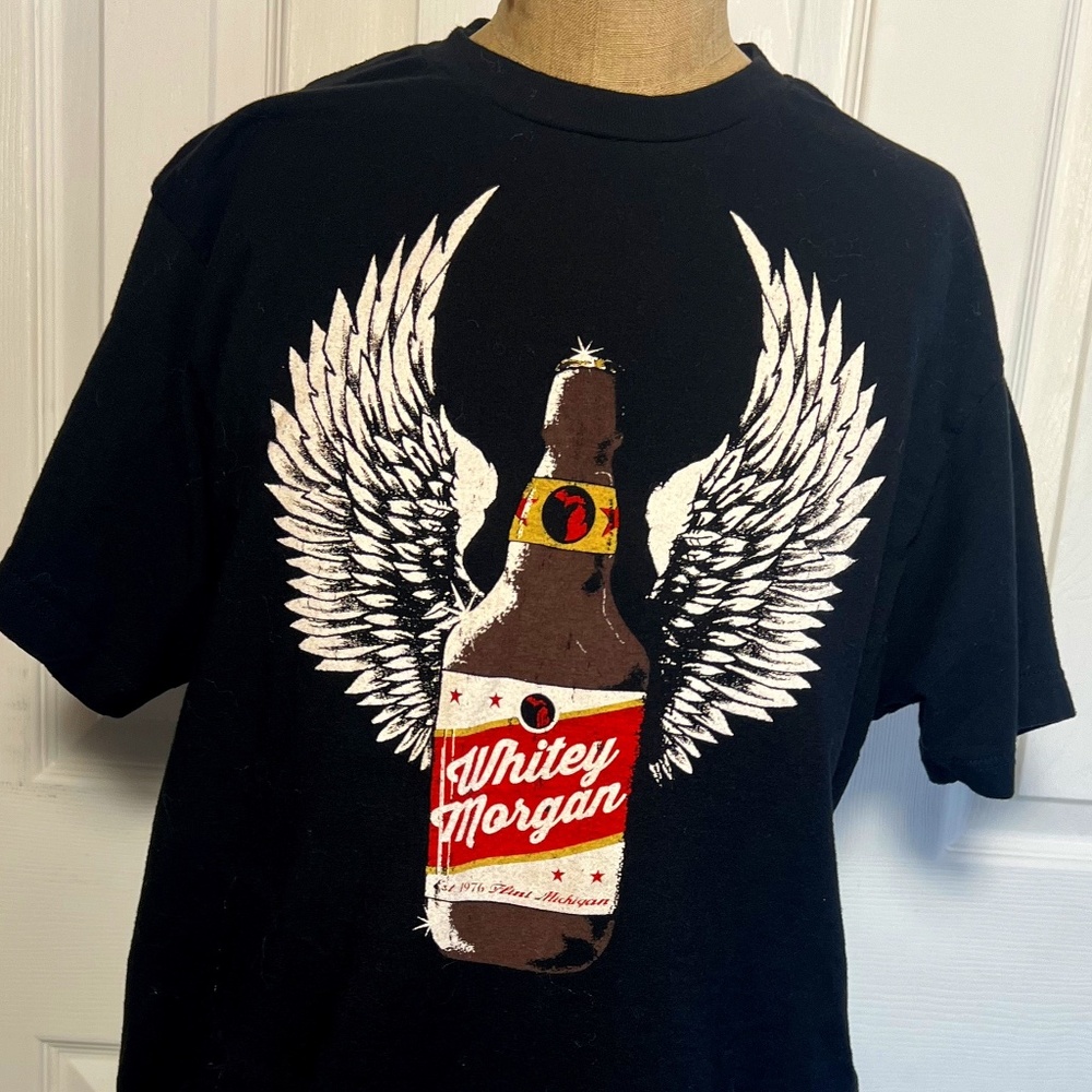 Whitey Morgan Concert Tee Black Size L Concert Tee 2014 L Mens  southern Rock